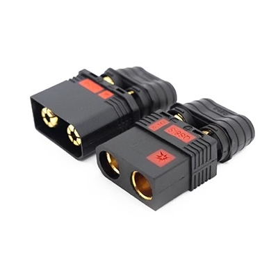 QS8-S Anti-spark Connector Black With Cover